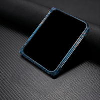 Étui de luxe haute qualité en fibre de carbone pour iPhone Duo 18 Fold, ultra fin, avec protection intégrale de la charnière et verre de protection d'écran