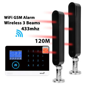 SMARSECUR 433MHz <b>Wireless</b> App Control Anti-rain 2/3 Beams Active Infrared Detector Sensor Alarm Barrier Battery Powered 60m/120m - Product Image 2