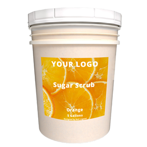 5 Gallons Custom Salon Spa Pédicure Pédicure Gommage au sucre Marque privée Blanchissant Hydratant Ingrédients exfoliants en profondeur - Product Image 2