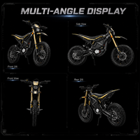Moto tout-terrain Sur Ron 24,5 kW Ultra Bee Black Surron 74V 60Ah 120 km/h Ultra Bee Black Surron 2026
