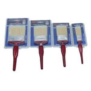Wall Paint Brush Size Natural Painting Chip Cleaning Type Proof Dust Polishing Plastic Wooden Handle