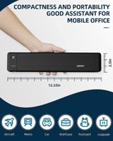 Impresora Portátil de Documentos HPRT MT800 A4, Impresora Inalámbrica para Oficina, Archivos PDF, Impresora de Mano A4 Compatible con BT