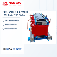 Transformateur sec sur mesure YIMENG, triphasé, enroulement cuivre-aluminium, avec boîtier en option