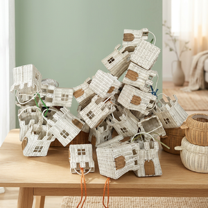 ตะกร้าหวายหวายธรรมชาติสำหรับเก็บเห็ดสีสันสดใสภาพโรงงาน - Product Image 2