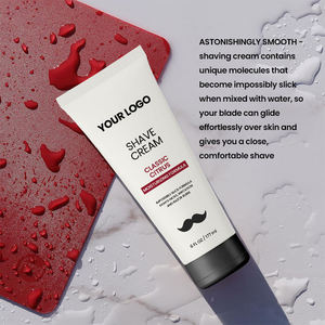 Crema de Afeitar Hidratante y Calmante Ecológica al por Mayor OEM/ODM para Hombres que Combate Raspaduras, Cortes y Irritación por Afeitado - Product Image 3