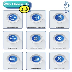 Machine professionnelle de recouvrement de cacahuètes et de noix au <span class=keywords><strong>sucre</strong></span> avec système de pulvérisation, pot à chocolat pour restaurants et commerces de détail - Product Image 4