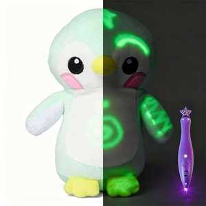 Muñeco de Peluche Luminoso para Niños, Muñeco para Pintar y Dibujar, Juguete de Confort Luminoso, Regalo de Cumpleaños para Bebés, Juguete Divertido de Peluche con Forma de Animal - Product Image 4