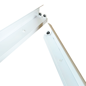 Réflecteur en fer réglable 1x18W 20W 22W T5 T8 2 pieds 4 pieds 600 mm 1200 mm Lumière LED simple pour école Montage en surface Anti-éblouissement Respectueux des yeux - Product Image 3
