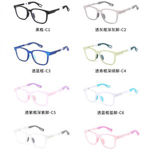 Gafas para Niños con Logotipo Personalizado, Monturas de Gafas Coloridas de Moda 2025 para Niños y Niñas, Gafas TR90 Cuadradas con Protección Contra la Luz Azul - Product Image 6