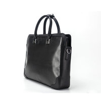 Sac fourre-tout tendance étanche pour ordinateur portable sac à bandoulière mallette en cuir et fibre de carbone pour hommes