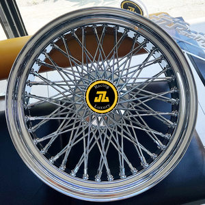 Cerchi a Raggi JZ da 20 Pollici, 80 Raggi, Design a Croce, Cerchi Cromati per <span class=keywords><strong>Impala</strong></span>, Caprice, Tahoe 1500, C10, <span class=keywords><strong>Auto</strong></span> Classiche - Product Image 3