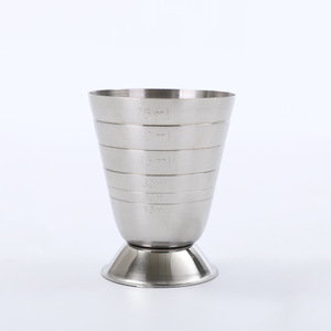 Taza medidora de acero inoxidable de 75 ml, jigger graduado para cócteles, para uso en bares - Product Image 2