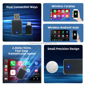 Updated 2 in 1 Wireless <b>Carplay</b> <b>Adapter</b> Android Auto for phone,Wireless <b>CarPlay</b> <b>Adapter</b> Wireless Plug and Play Auto Connection - Product Image 3