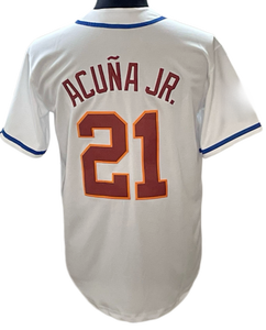 เสื้อเบสบอลทีมเวเนซุเอลาแบบเย็บติดกันรุ่นใหม่ปี 2026 ราคาถูก สไตล์อเมริกัน หมายเลข 21 อาคูน่า จูเนียร์ 1 โชริโอ 23 คอนเทรราส 0 กิเมเนซ 2 อาร์เรซ - Product Image 6