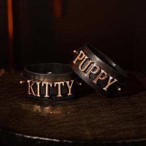 Collier érotique en similicuir YEQU SM Little Cat - Accessoires de jeu de rôle BDSM pour adultes, accessoires sexy et séduisants pour la romance et le <span class=keywords><strong>plaisir</strong></span> sexuel - Product Image 4