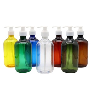 Botella de plástico PET de 500 ml con cabezal de bomba, dispensador de jabón líquido recargable para champú, gel de ducha y desinfectante de manos. - Product Image 3