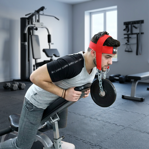 Sangles de cheville pour la musculation, l'entraînement de résistance et la récupération après blessure, avec longue chaîne en acier, néoprène, certifiées ISO 9001/CE - Product Image 2