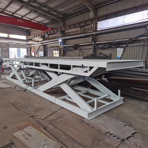 Baru promosi pabrik 2T 5T 10T 2m 3m kargo baja kustom angkat kargo <span class=keywords><strong>Platform</strong></span> hidrolik lantai muatan angkat gunting tetap - Product Image 2