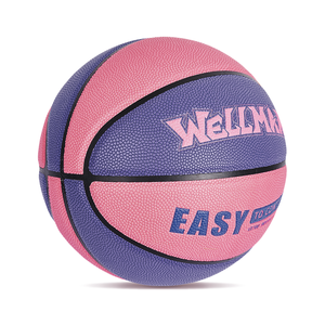 Ballon de basketball en PU pour hommes/femmes, entraînement, design personnalisé, taille 7, 600-630g, écologique, logo <span class=keywords><strong>et</strong></span> couleur personnalisables, WELLMAN - Product Image 1