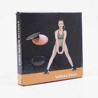 Set de Fitness Abdominal para el Hogar Más Vendido: Placa Deslizante de Doble Cara de ABS + Espuma con Bloque Deslizante para Ejercicios Abdominales