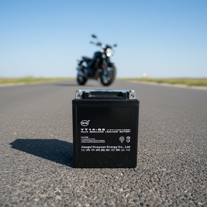 Batería de Gel de Plomo-Ácido YTX14 <span class=keywords><strong>12V14AH</strong></span> de Alta Calidad, Libre de Mantenimiento, para Motocicletas - Product Image 1