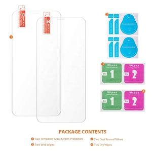 2 Packs 3 Packs 9H Protecteur d'écran en verre trempé pour iPhone 13 12 11 Pro <span class=keywords><strong>Max</strong></span> <span class=keywords><strong>X</strong></span>/XS XR <span class=keywords><strong>MAX</strong></span> 8 7 6 Plus - Product Image 6