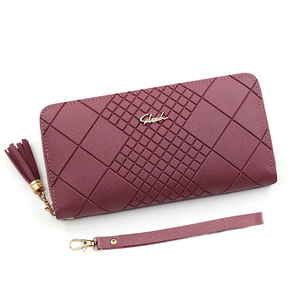 Porte-monnaie zippé pour femme, porte-cartes, grand portefeuille en cuir PU, grande capacité, pochette de téléphone, sacs à main pour femme - Product Image 6