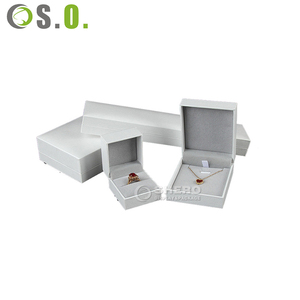 Trade Show Supply Imitation Leather <b>Paper</b> Jewelry Box Set Bulk Custom Metal Logo Jewelry Packaging Boxes For US Jewelry Project - Product Image 1