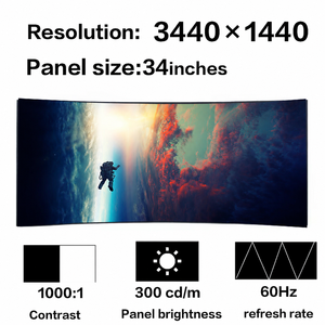 Panel LCD Brillante de Repuesto para AIO LM340UW3-SSA1 de 34 Pulgadas 21:9 UWQHD en Oferta - Product Image 1