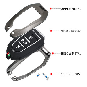 Coque de clé de voiture intelligente à rabat en alliage de Zinc pour <span class=keywords><strong>Peugeot</strong></span> 208 2008 301 308 508 5008 RCZ <span class=keywords><strong>Expert</strong></span>/citroën c-elysee C4-Cactus C3 Light - Product Image 5