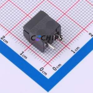 950-T-DS/02 Screw Terminal Block Through hole Component (THT),P=5mm Connector 1x2P 5mm Gray Through Hole - Product Image 2