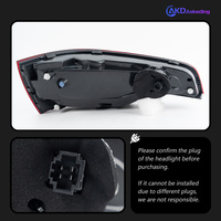 2PCS AKD Car Styling Tail Light pour Audi Q7 2006-2009 LED Rear Stop Lamp Brake Signal DRL Reverse Automotive Accessories