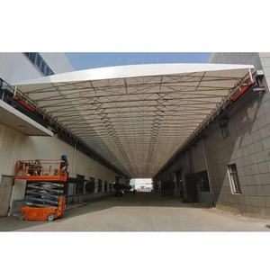 Auvent pliant mobile d'extérieur sur mesure pour usine, type push-pull, avec protection solaire - Product Image 3