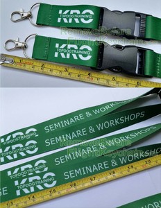 Lanières en polyester personnalisées à sublimation thermique, économiques et de qualité usine, avec <span class=keywords><strong>porte</strong></span>-badge en PVC rigide - Product Image 3
