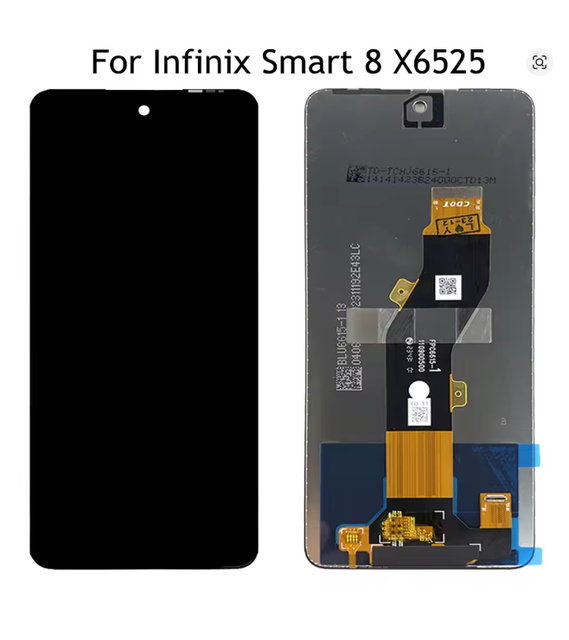 Original LCD for Infinix Smart 8 LCD Display Assembly Digitizer Touch Screen for Infinix Smart8 X6525 LCD