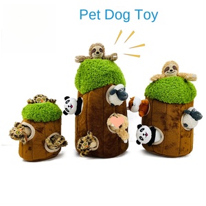 Jouet pour chien personnalisé, très demandé, interactif, coloré, couineur, en forme de <span class=keywords><strong>maison</strong></span> d'arbre et de tanière, pour jeu de cache-cache, en coton PP lavé, anti-stress - Product Image 2