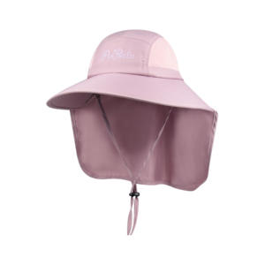Chapeau de jardinage à large bord réglable avec cordon de serrage Polyester Khakid Outdoor Hiking Backpacking Fishing Anti-UV Visor Wide Brim With Neck Flap - Product Image 2