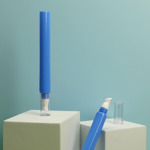 PETG Lip Plumper Tubes Private Label Empty Cosmetic Containers with <b>Round</b> Big <b>Brush</b> Screw Cap - Product Image 4