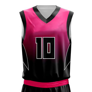 Uniformes de basket-ball d'équipe personnalisés pour hommes, grande taille, respirants, séchage rapide, réversibles, polyester/coton, impression numérique, personnalisables pour l'équipe - Product Image 4
