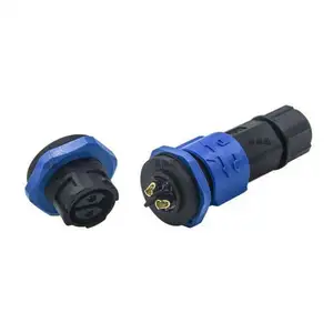 M25 M20 M16 2pin 3pin 4pin 5pin 6pin Conector de cable eléctrico de alimentación a prueba de agua IP68 Conectores de cable de plástico para iluminación Led