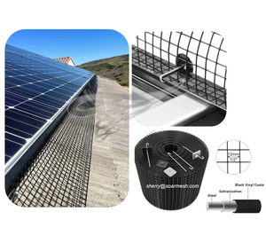 8 "X 100 'Bird Critter Guard Panel solar Malla de alambre Panel solar Control de plagas Protector efectivo Bird Blocker Critter Shield - Product Image 3