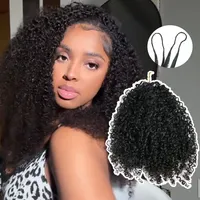 Extensions de cheveux humains tressés au crochet, style Goddess, 24 pouces, effet vague d'eau, Passion Twist