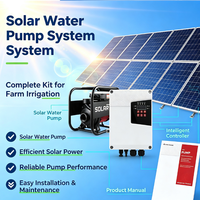 Ensemble de pompes solaires de surface DC avec contrôleur intelligent pour l'irrigation agricole, l'abreuvement du bétail et les zones isolées