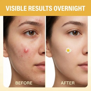 Parches Hidrocoloides para Granos y Acné con Diseño de Huevo Frito, Grosor Personalizado, para el Cuidado de la Piel del Rostro - Product Image 4