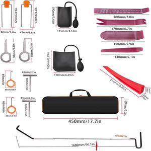 Kit d'outils d'urgence longue portée DB 28 pièces, 66 outils pour le nettoyage de voiture - Product Image 3