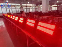 BOTAI Pro-Grade 1000W Luz estroboscópica móvil para exteriores IP65 a prueba de agua, control DMX512 y rotación 360 para escenario/eventos