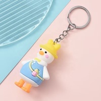 2025 étudiant sac pendentif activité petit cadeau maternelle enfants diplômé petit cadeau en trois dimensions dessin animé canard porte-clés