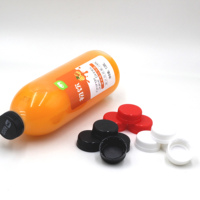 Grossiste Bouchon de bouteille d'eau/de jus en plastique PE de haute qualité de 38 mm avec couleur et logo personnalisés