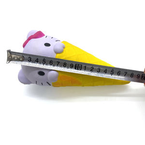 Jouet anti-stress en forme de crè<span class=keywords><strong>me</strong></span> glacée, chaton jaune mignon, jouet à presser doux, jouet anti-stress pour les mains - Product Image 6