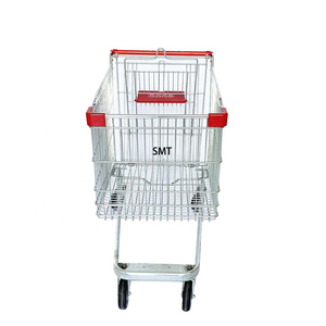 Carrito <span class=keywords><strong>de</strong></span> compras <span class=keywords><strong>de</strong></span> cuatro ruedas <span class=keywords><strong>de</strong></span> metal, carrito <span class=keywords><strong>de</strong></span> supermercado <span class=keywords><strong>de</strong></span> <span class=keywords><strong>segunda</strong></span> <span class=keywords><strong>mano</strong></span> - Product Image 4